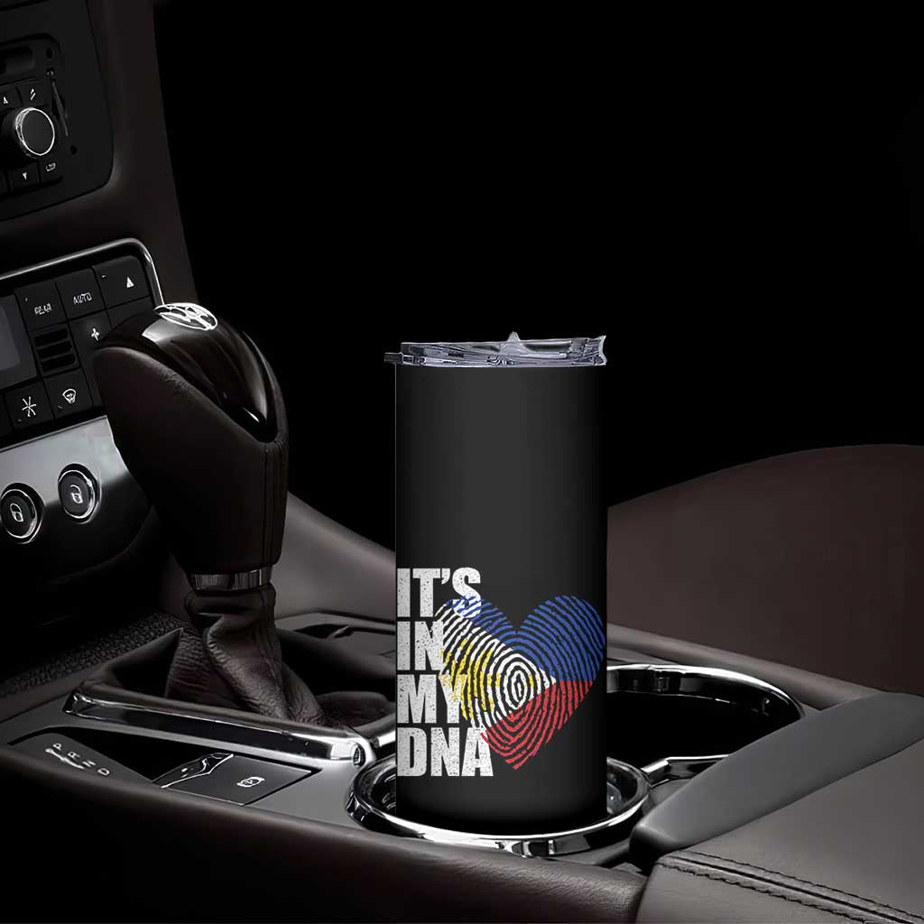 Filipino Pride Skinny Tumbler Its In My DNA Patriotic Philippines Flag TS11 Print Your Wear
