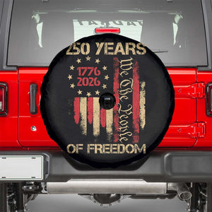 250 Years Of Freedom Spare Tire Cover 250th America Anniversary Independence Day TS11 Black Print Your Wear