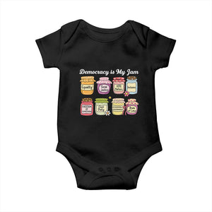 Democracy Is My Jam Baby Onesie Social Justice Protest Resist TS11 Black Print Your Wear