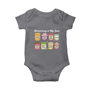 Democracy Is My Jam Baby Onesie Social Justice Protest Resist TS11 Charcoal Print Your Wear