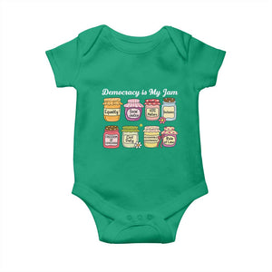 Democracy Is My Jam Baby Onesie Social Justice Protest Resist TS11 Irish Green Print Your Wear