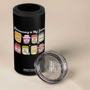 Democracy Is My Jam 4 in 1 Can Cooler Tumbler Social Justice Protest Resist TS11 Print Your Wear
