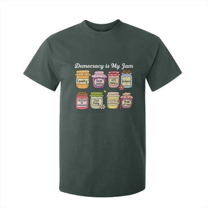 Democracy Is My Jam T Shirt For Kid Social Justice Protest Resist TS11 Dark Forest Green Print Your Wear
