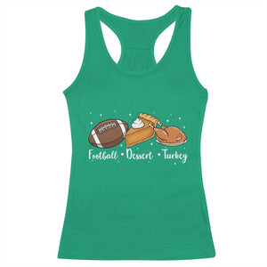 Funny Political Fall Season Racerback Tank Top Football Dessert Turkey Thanksgiving TS11 Irish Green Print Your Wear