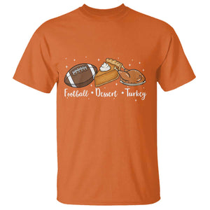 Funny Political Fall Season T Shirt Football Dessert Turkey Thanksgiving TS11 Orange Print Your Wear