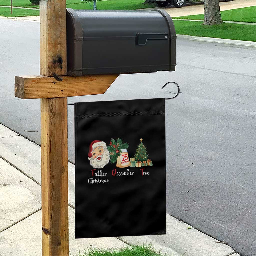 Funny Political Christmas Garden Flag Father Christmas December Tree TS11 Print Your Wear