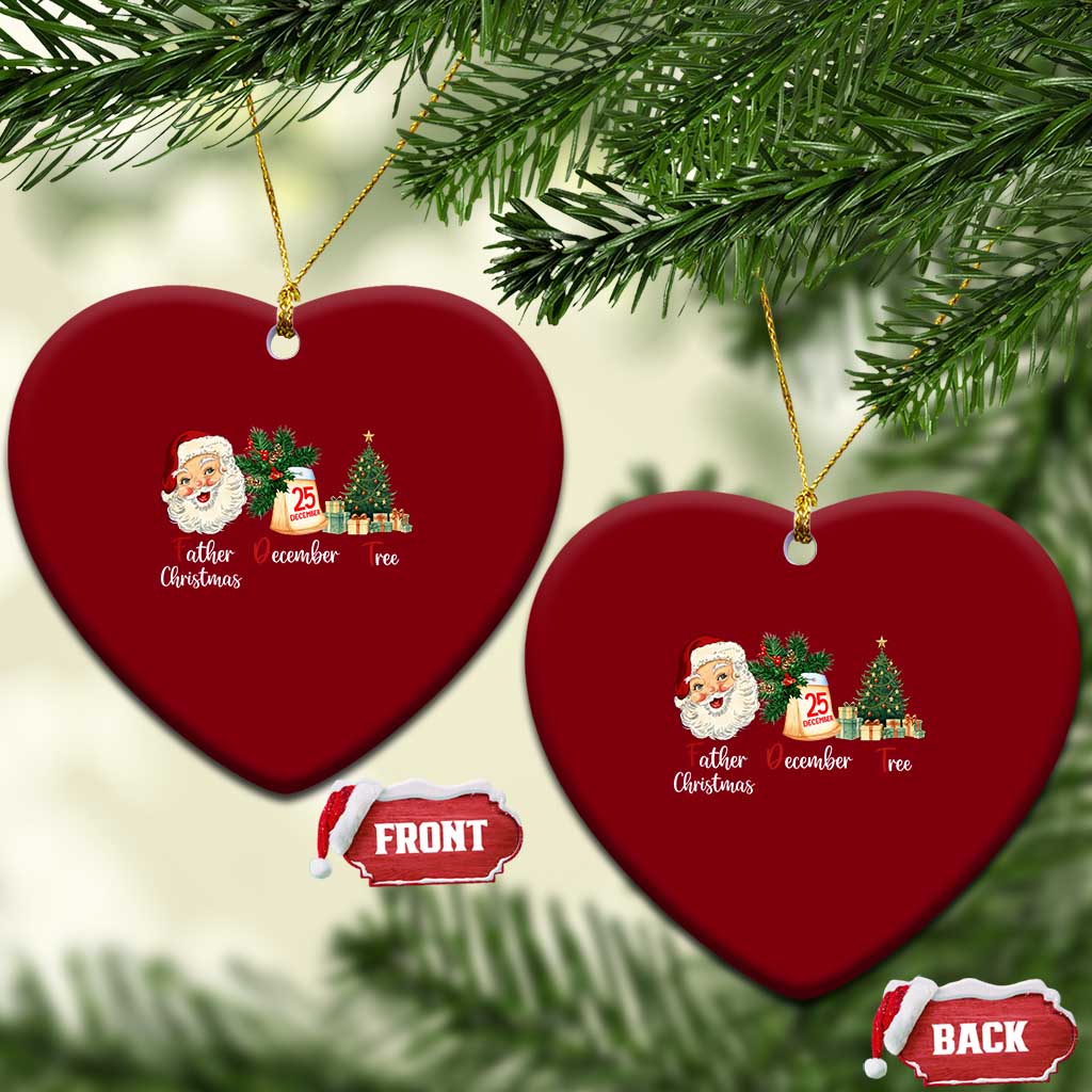 Funny Political Christmas Ceramic Ornament Father Christmas December Tree TS11 Print Your Wear