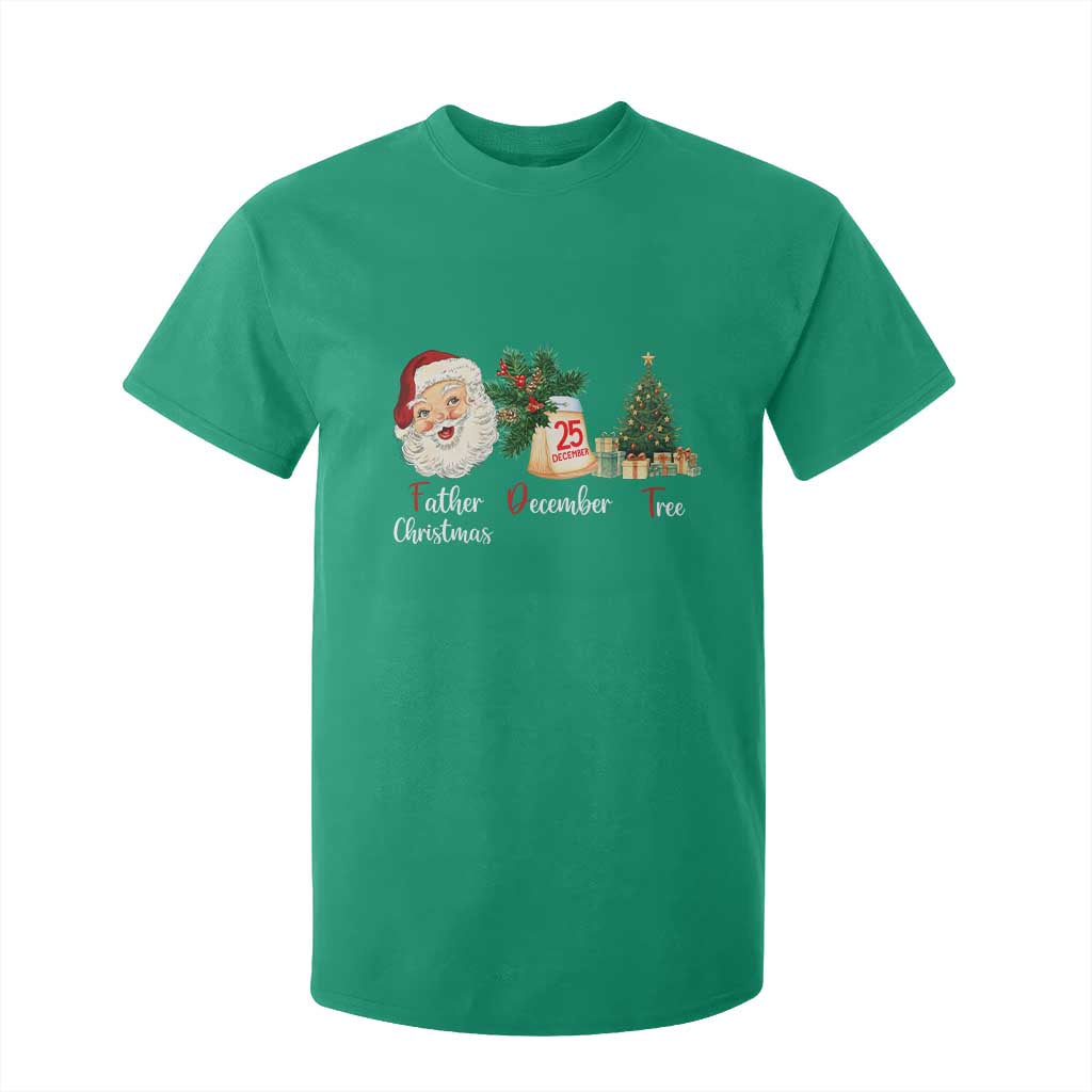 Funny Political Christmas T Shirt For Kid Father Christmas December Tree TS11 Irish Green Print Your Wear