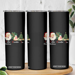 Funny Political Christmas Skinny Tumbler Father Christmas December Tree TS11 Print Your Wear