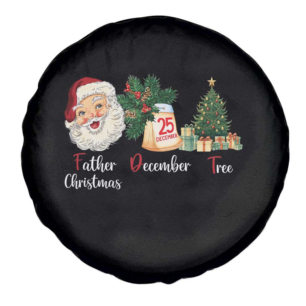 Funny Political Christmas Spare Tire Cover Father Christmas December Tree TS11 Print Your Wear