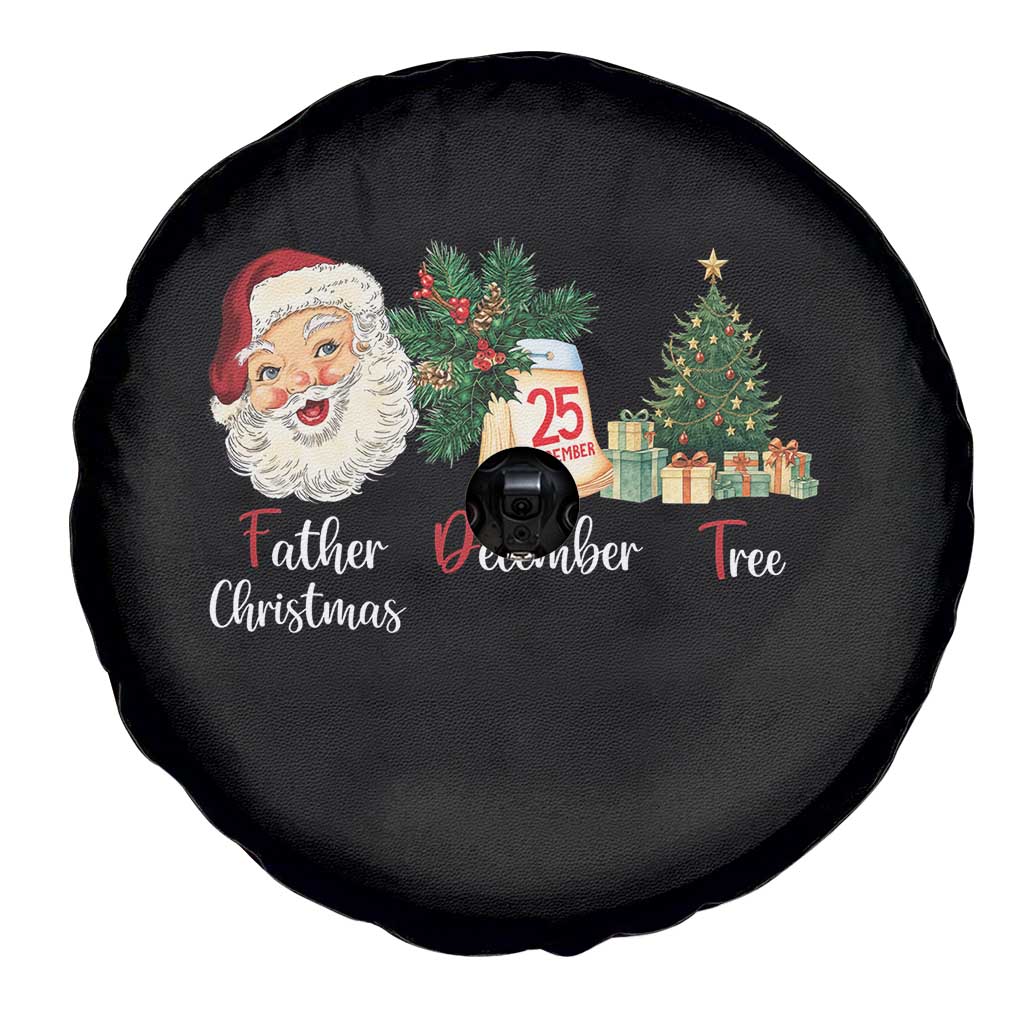 Funny Political Christmas Spare Tire Cover Father Christmas December Tree TS11 Print Your Wear