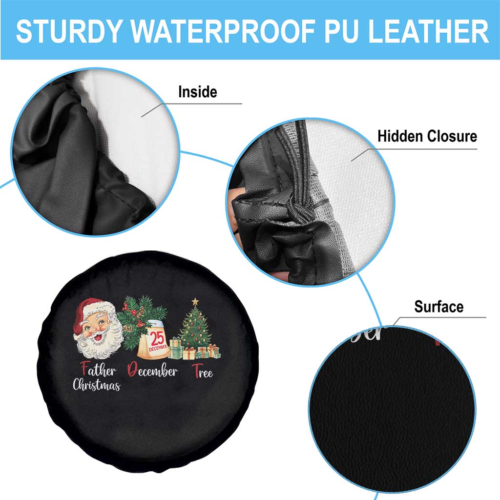 Funny Political Christmas Spare Tire Cover Father Christmas December Tree TS11 Print Your Wear