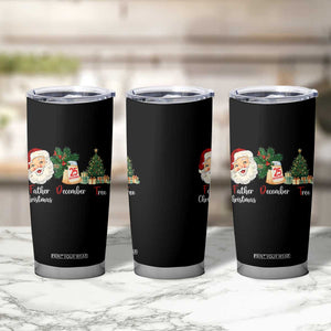 Funny Political Christmas Tumbler Cup Father Christmas December Tree TS11 Print Your Wear