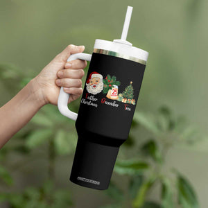 Funny Political Christmas Tumbler With Handle Father Christmas December Tree TS11 Print Your Wear
