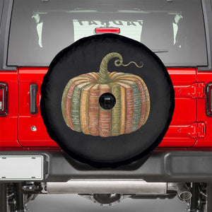 Book Pumpkin Autumn Fall Librarians Bookworm Teacher Spare Tire Cover TS11 Black Print Your Wear