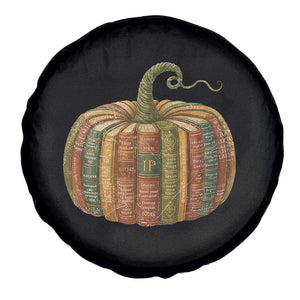 Book Pumpkin Autumn Fall Librarians Bookworm Teacher Spare Tire Cover TS11 Print Your Wear