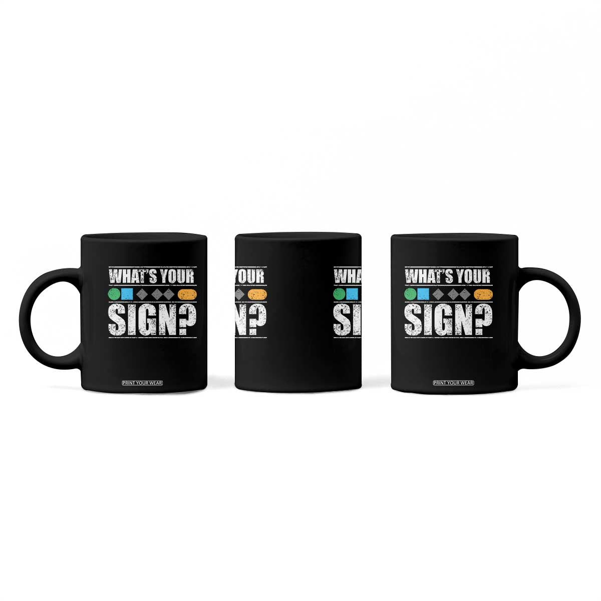 Funny Ski Snowboard Whats Your Sign Coffee Mug TS11 Print Your Wear