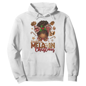Have A Melanin Christmas African American Girl Xmas Hoodie TS11 White Print Your Wear