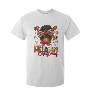 Have A Melanin Christmas African American Girl Xmas T Shirt For Kid TS11 White Print Your Wear