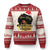 Have A Melanin Christmas African American Santa Girl Xmas Ugly Christmas Sweater TS11 Red Print Your Wear