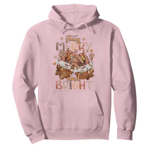 Funny African American Christmas Hoodie Stay Merry And Bright Black Melanin Girl TS11 Light Pink Print Your Wear