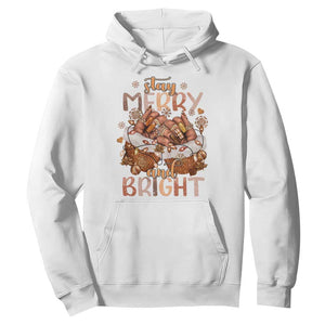 Funny African American Christmas Hoodie Stay Merry And Bright Black Melanin Girl TS11 White Print Your Wear