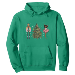 Funny Black Ballerina Nutcracker African American Christmas Hoodie TS11 Irish Green Print Your Wear