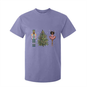 Funny Black Ballerina Nutcracker African American Christmas T Shirt For Kid TS11 Violet Print Your Wear