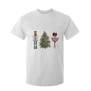 Funny Black Ballerina Nutcracker African American Christmas T Shirt For Kid TS11 White Print Your Wear