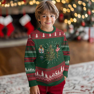 Funny Black Ballerina Nutcracker African American Christmas Ugly Christmas Sweater TS11 Christmas Print Your Wear