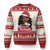 African American Xmas Ugly Christmas Sweater Santa's Favorite Melanin Santa Girl TS11 Red Print Your Wear