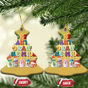 Funny First Xmas Christmas Ornament Sorry Santa I Drank The Milk Retro Baby Bottle TS11 Christmas Tree Gold Print Your Wear