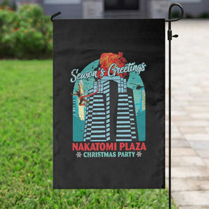 Christmas Nakatomi Plaza Garden Flag Season's Greeting Christmas Party Hans Gruber TS11 Print Your Wear
