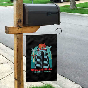 Christmas Nakatomi Plaza Garden Flag Season's Greeting Christmas Party Hans Gruber TS11 Print Your Wear
