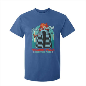 Christmas Nakatomi Plaza T Shirt For Kid Season's Greeting Christmas Party Hans Gruber TS11 Royal Blue Print Your Wear
