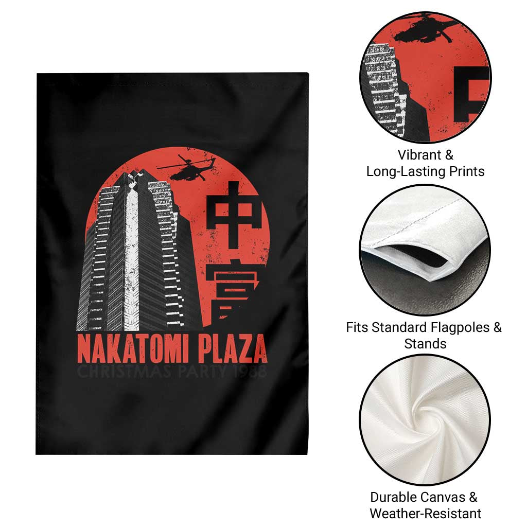 Christmas Nakatomi Plaza Garden Flag Christmas Party 1988 Vintage Japanese Style TS11 Print Your Wear