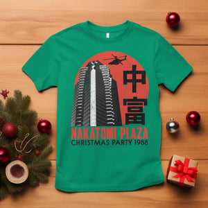 Christmas Nakatomi Plaza T Shirt Christmas Party 1988 Vintage Japanese Style TS11 Irish Green Print Your Wear