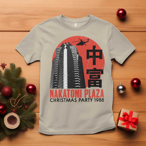 Christmas Nakatomi Plaza T Shirt Christmas Party 1988 Vintage Japanese Style TS11 Sand Print Your Wear