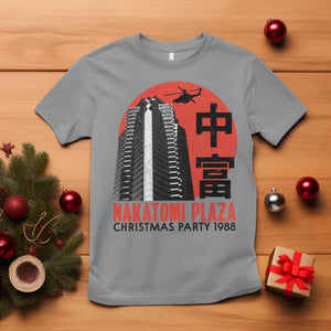 Christmas Nakatomi Plaza T Shirt Christmas Party 1988 Vintage Japanese Style TS11 Sport Gray Print Your Wear