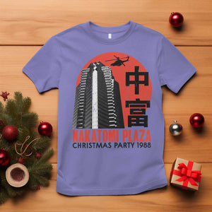 Christmas Nakatomi Plaza T Shirt Christmas Party 1988 Vintage Japanese Style TS11 Violet Print Your Wear