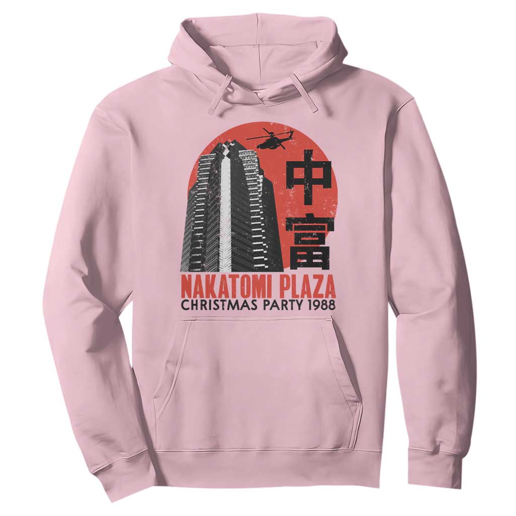 Christmas Nakatomi Plaza Hoodie Christmas Party 1988 Vintage Japanese Style TS11 Light Pink Print Your Wear