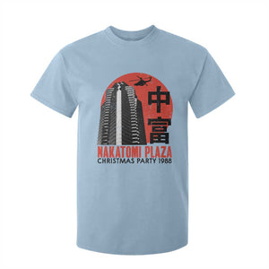 Christmas Nakatomi Plaza T Shirt For Kid Christmas Party 1988 Vintage Japanese Style TS11 Light Blue Print Your Wear