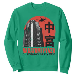 Christmas Nakatomi Plaza Sweatshirt Christmas Party 1988 Vintage Japanese Style TS11 Irish Green Print Your Wear