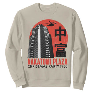 Christmas Nakatomi Plaza Sweatshirt Christmas Party 1988 Vintage Japanese Style TS11 Sand Print Your Wear