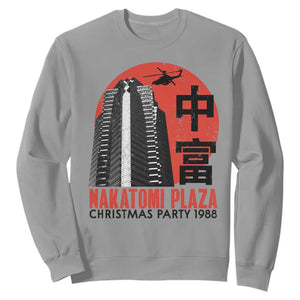 Christmas Nakatomi Plaza Sweatshirt Christmas Party 1988 Vintage Japanese Style TS11 Sport Gray Print Your Wear