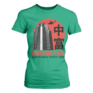 Christmas Nakatomi Plaza T Shirt For Women Christmas Party 1988 Vintage Japanese Style TS11 Irish Green Print Your Wear
