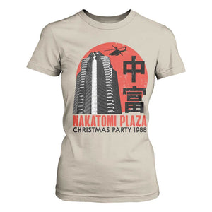 Christmas Nakatomi Plaza T Shirt For Women Christmas Party 1988 Vintage Japanese Style TS11 Sand Print Your Wear
