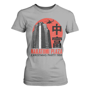 Christmas Nakatomi Plaza T Shirt For Women Christmas Party 1988 Vintage Japanese Style TS11 Sport Gray Print Your Wear