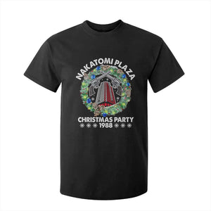 Christmas Nakatomi Plaza T Shirt For Kid Christmas Party 1988 Xmas Wreath TS11 Black Print Your Wear