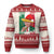 Xmas In Mexico Trump Ugly Christmas Sweater Feliz Navidad Mis Amigos Santa Trump Tequila Shot TS11 Red Print Your Wear
